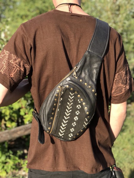 Sidebag leather black